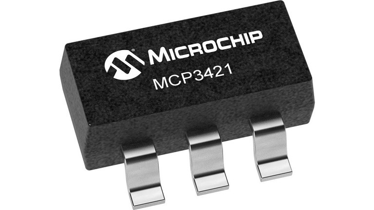 Microchip MCP3421 18-bit, 240 SPS, Single-Channel ADC