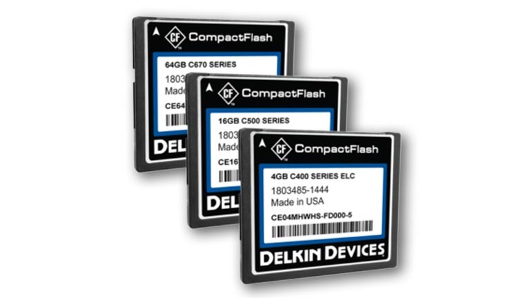 Delkin Industrial CF (CompactFlash) Memory Cards