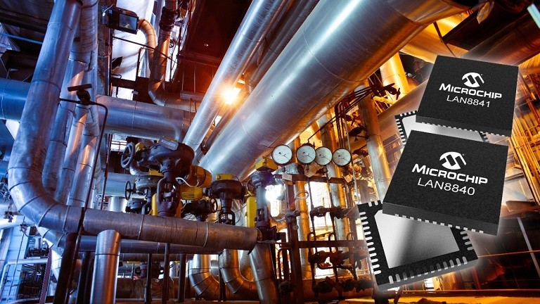 Microchip LAN8840 / LAN8841 Gigabit Ethernet PHY Transceivers