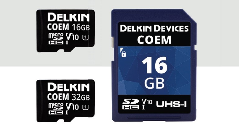 Delkin COEM SD & microSD memory cards