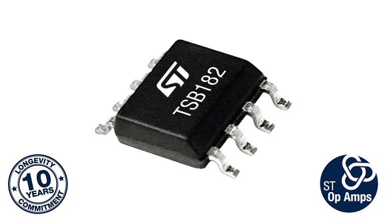 STMicroelectronics TSB182 Very High Accuracy Dual Op Amp