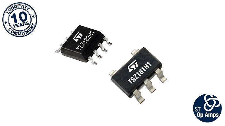 TSZ181H1/TSZ182H1 Automotive-Grade Zero-Drift Operational Amplifiers
