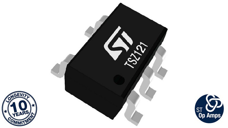 STMicroelectronics TSZ121 Very High Accuracy Zero Drift CMOS Op-Amp