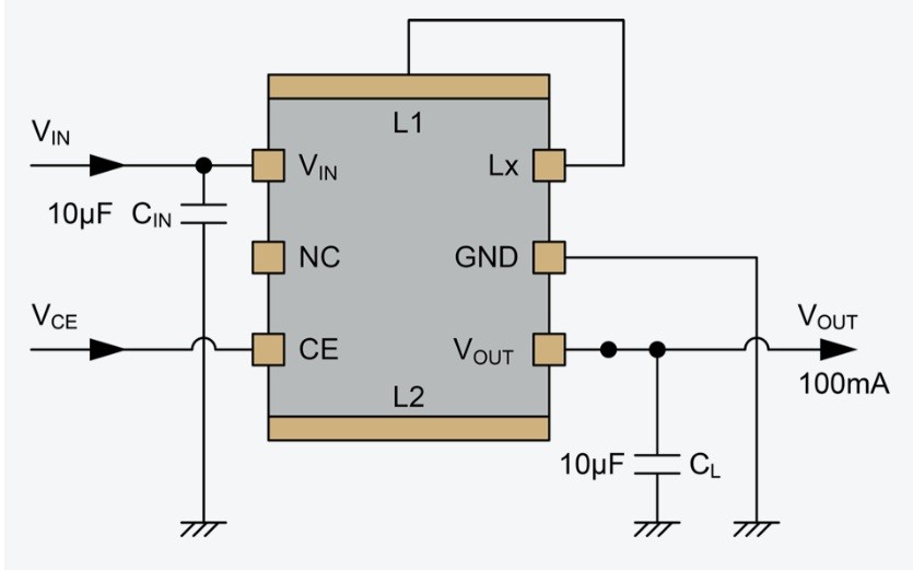 Torex XCL232 Synchronous Step-Down Micro DC/DC Converter
