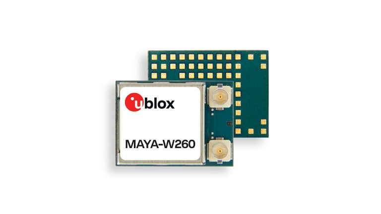 u-blox MAYA-W2 series - Host-based Wi-Fi 6, Bluetooth 5.2, and 802.15
