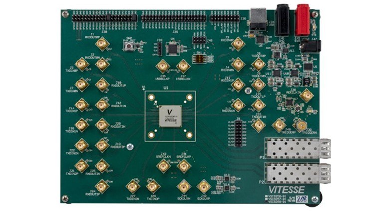 Microchip VSC8258 4 Port 10GbE XFI/SFI PHY with IEEE1588 MACsec