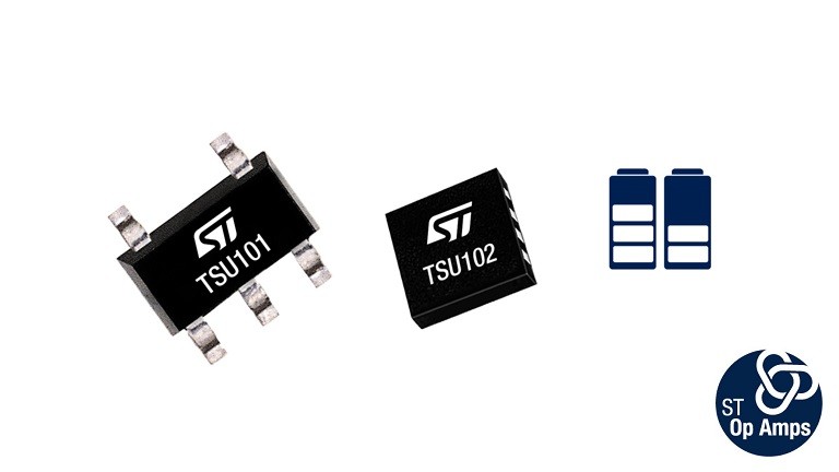 STMicroelectronics TSU101 Nanopower Rail-to-Rail I/O 5V CMOS Op-Amp
