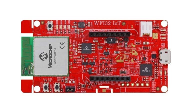 Microchip WFI32-IOT Development Board