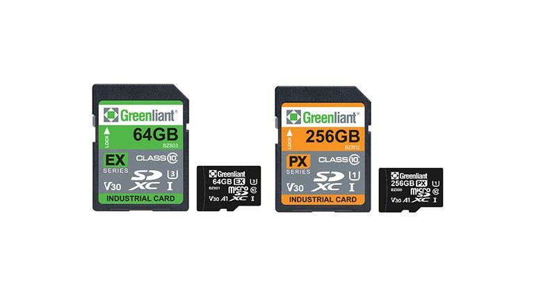 Greenliant SD/microSD ArmourDrive Industrial Memory Cards
