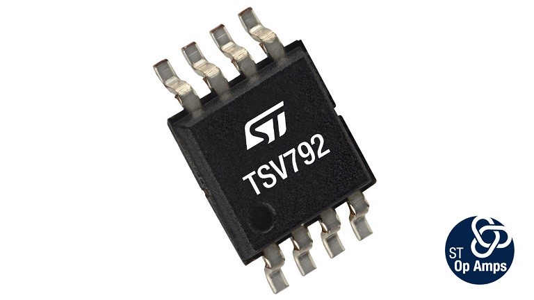STMicroelectronics TSV792 High Bandwidth Rail-to-Rail 5V Op Amp