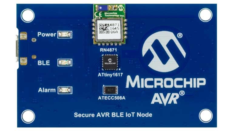 Microchip Secure AVR BLE IoT Node